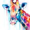 Giraffe watercolor 1 Giraffe