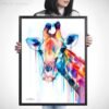Giraffe watercolor 5 Giraffe