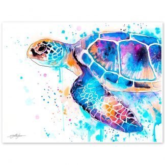 Blue Sea turtle