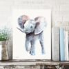 Baby Elephant Watercolor KA00462 Baby Elephant Watercolor Print