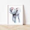 Baby Elephant Watercolor KA00469 Baby Elephant Watercolor Print