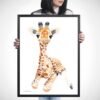 Baby Giraffe Watercolor
