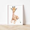 Baby Giraffe Watercolor