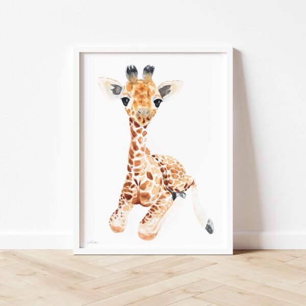 Baby Giraffe Watercolor