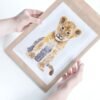 Lion Cub Watercolor Lion Cub Watercolor