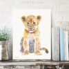 Baby Lion Watercolor KA00472 Baby Lion Watercolor