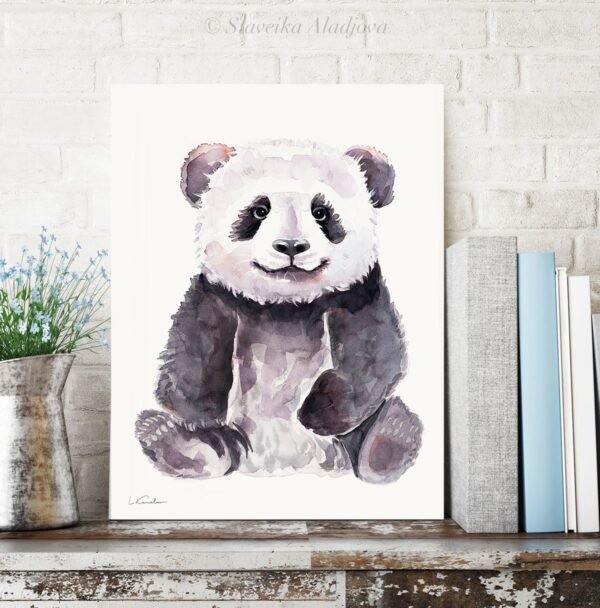 Baby Panda Watercolor KA00522 Baby Panda Watercolor