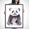 Baby Panda Watercolor KA00523 Baby Panda Watercolor