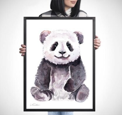Baby Panda Watercolor