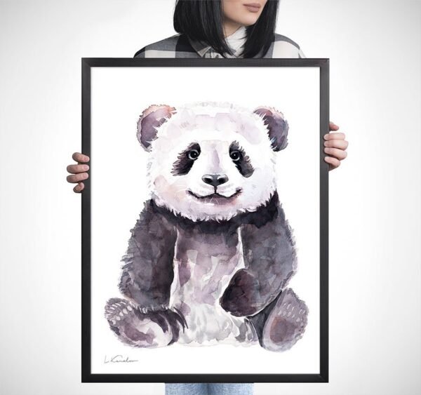 Baby Panda Watercolor KA00523 Baby Panda Watercolor