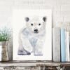 Baby Polar Bear Watercolor