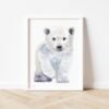 Baby Polar Bear Watercolor