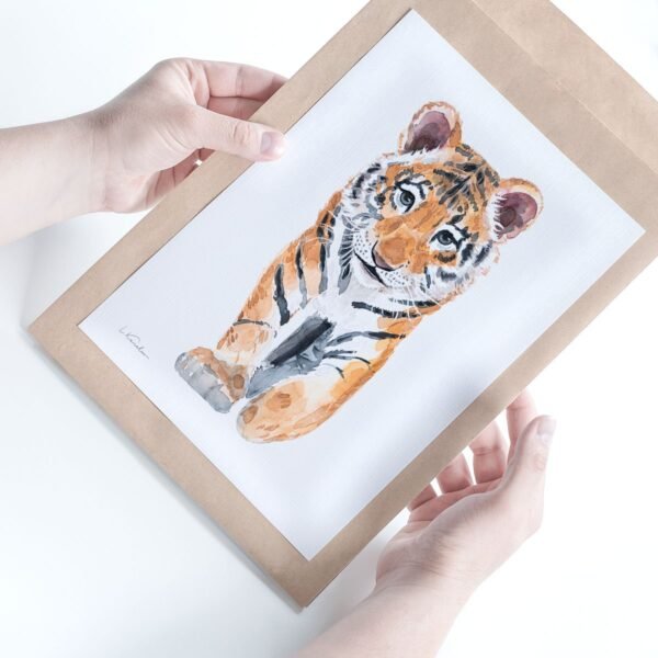 Baby Tiger Watercolor
