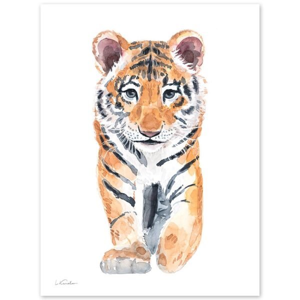 Baby Tiger Watercolor