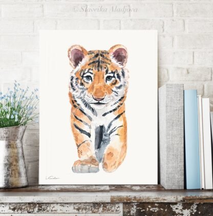 Baby Tiger Watercolor