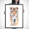 Baby Tiger Watercolor