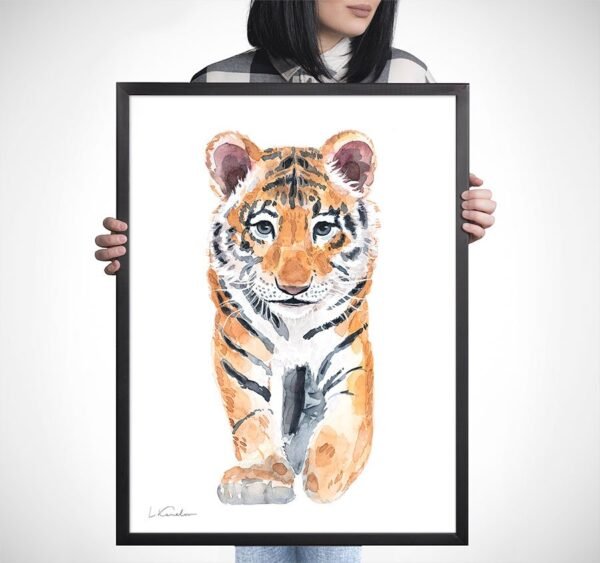 Baby Tiger Watercolor