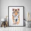 Baby Tiger Watercolor