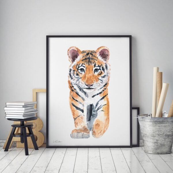 Baby Tiger Watercolor