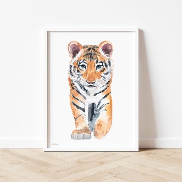 Baby Tiger Watercolor