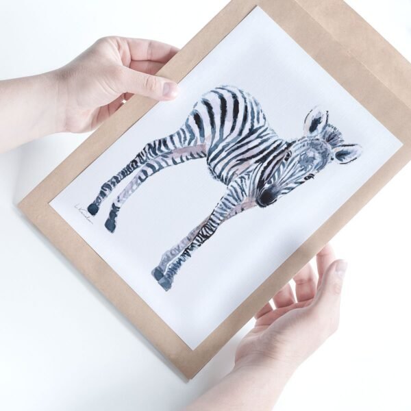 Baby Zebra Watercolor12 Baby Zebra