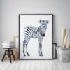 Baby Zebra Watercolor7 Baby Zebra Watercolor