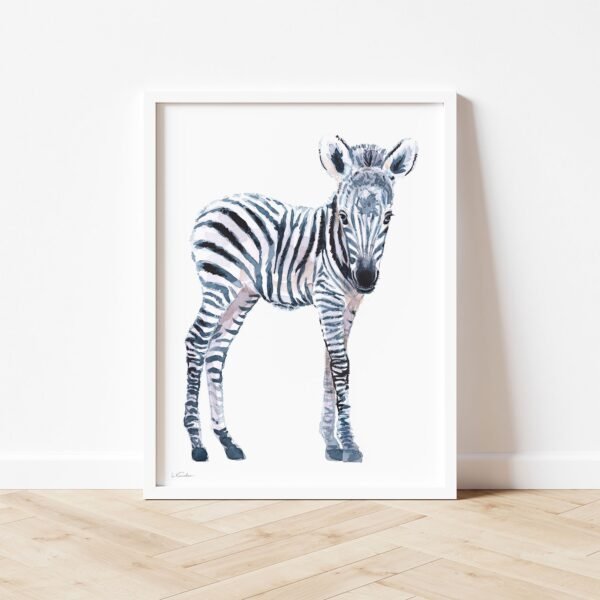 Baby Zebra Watercolor9 Baby Zebra