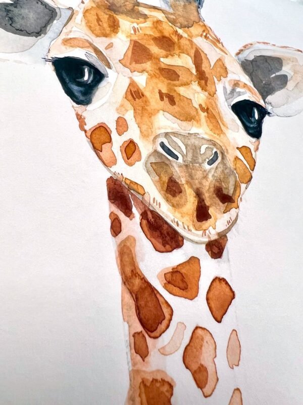 Baby Giraffe Watercolor