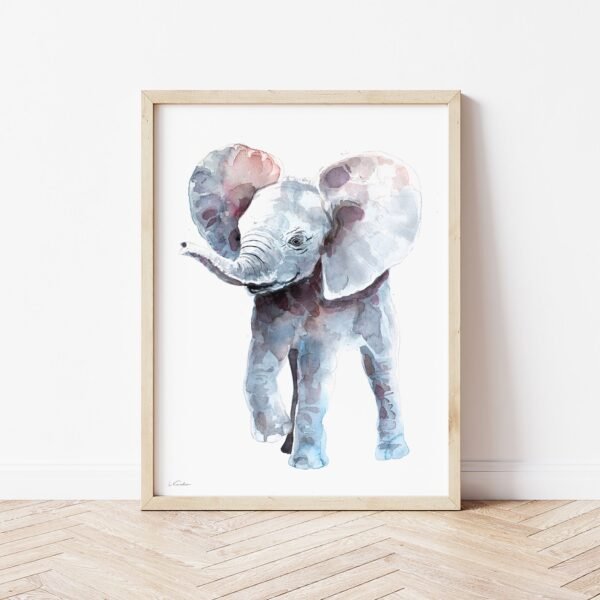 Giraffe, Rhino, Lion, Elephant, Zebra, Cheetah prints