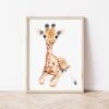 Giraffe, Rhino, Lion, Elephant, Zebra, Cheetah prints