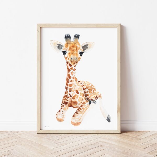 Giraffe, Rhino, Lion, Elephant, Zebra, Cheetah prints