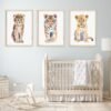 Set of 3 prints Cheetah Tiger and Lion Watercolor Set of 3 prints Cheetah Tiger and Lion Watercolor