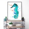 Blue Seahorse