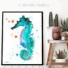 Blue Seahorse