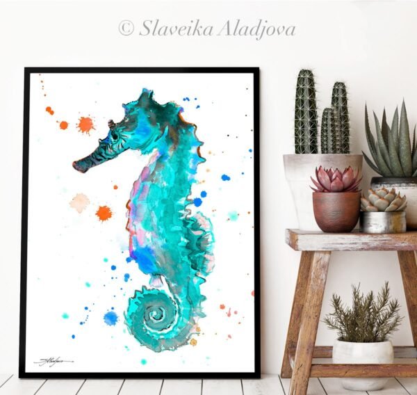 Blue Seahorse