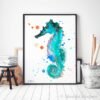 Blue Seahorse