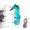 Blue Seahorse