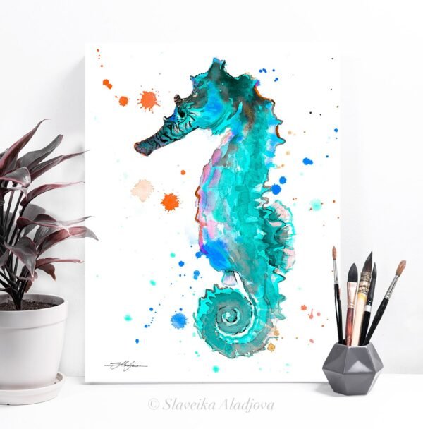Blue Seahorse