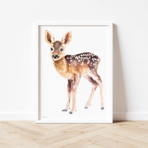 Baby Deer Watercolor