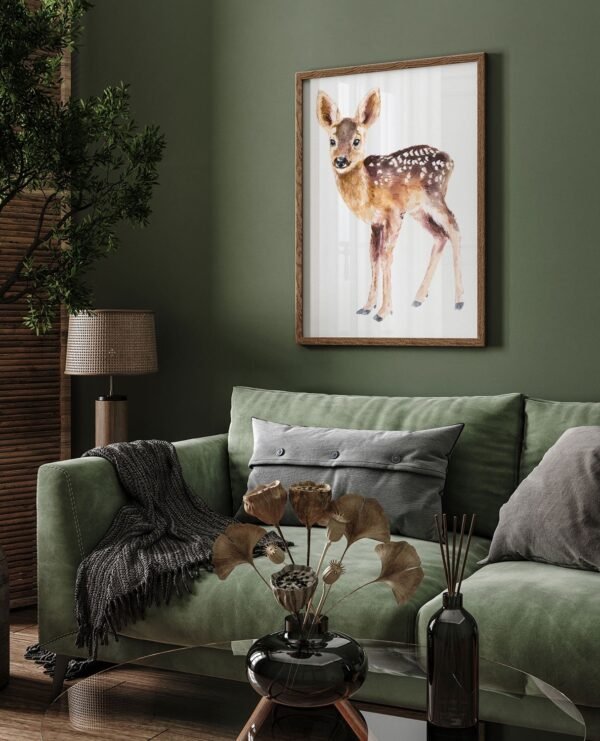 Baby Deer Watercolor