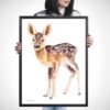 Baby Deer Watercolor