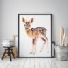Baby Deer Watercolor