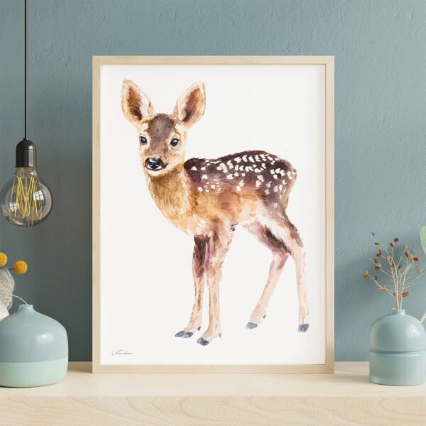 Baby Deer Watercolor