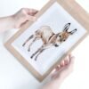 Baby Donkey Watercolor Print Baby Donkey Watercolor Print