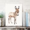 Baby Donkey Watercolor2 Baby Donkey Watercolor Print