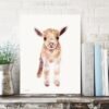 Baby Goat Watercolor Print Baby Goat Watercolor Print