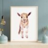 Baby Goat Watercolor Print Baby Goat Watercolor Print
