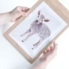 Baby Lamb Watercolor Print Baby Lamb Watercolor Print