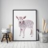 Baby Lamb Watercolor Print Baby Lamb Watercolor Print