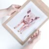 Baby Pig Watercolor